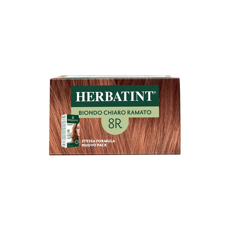 Herbatint Permanentní barva na vlasy Světle měděná blond 8R