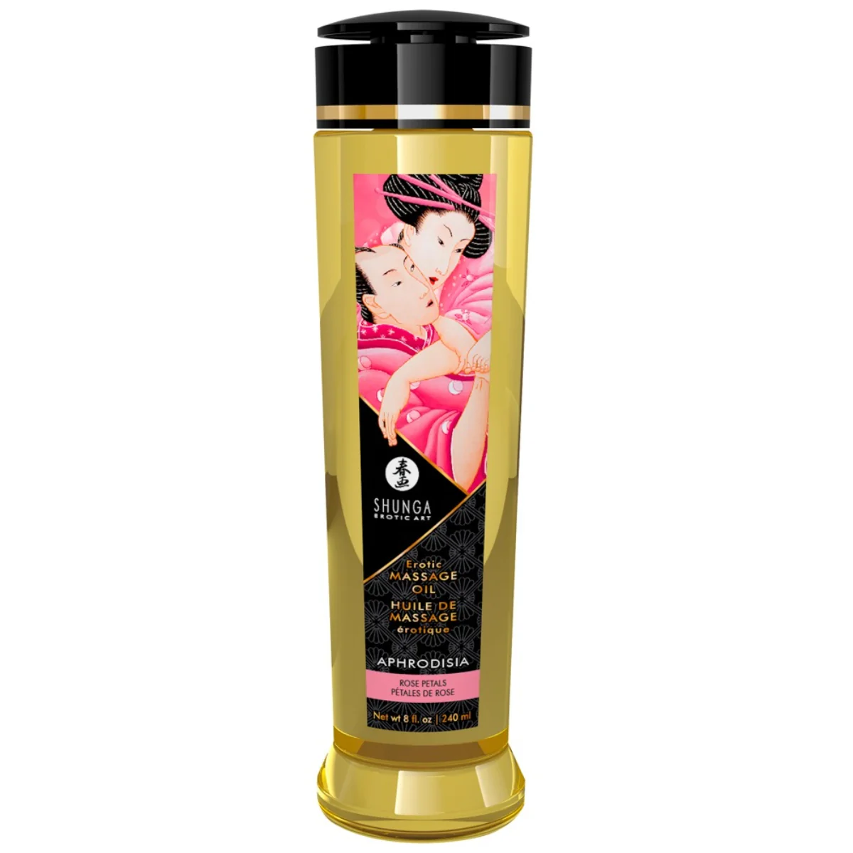 Shunga Aphrodisia masážní olej růže (240 ml)