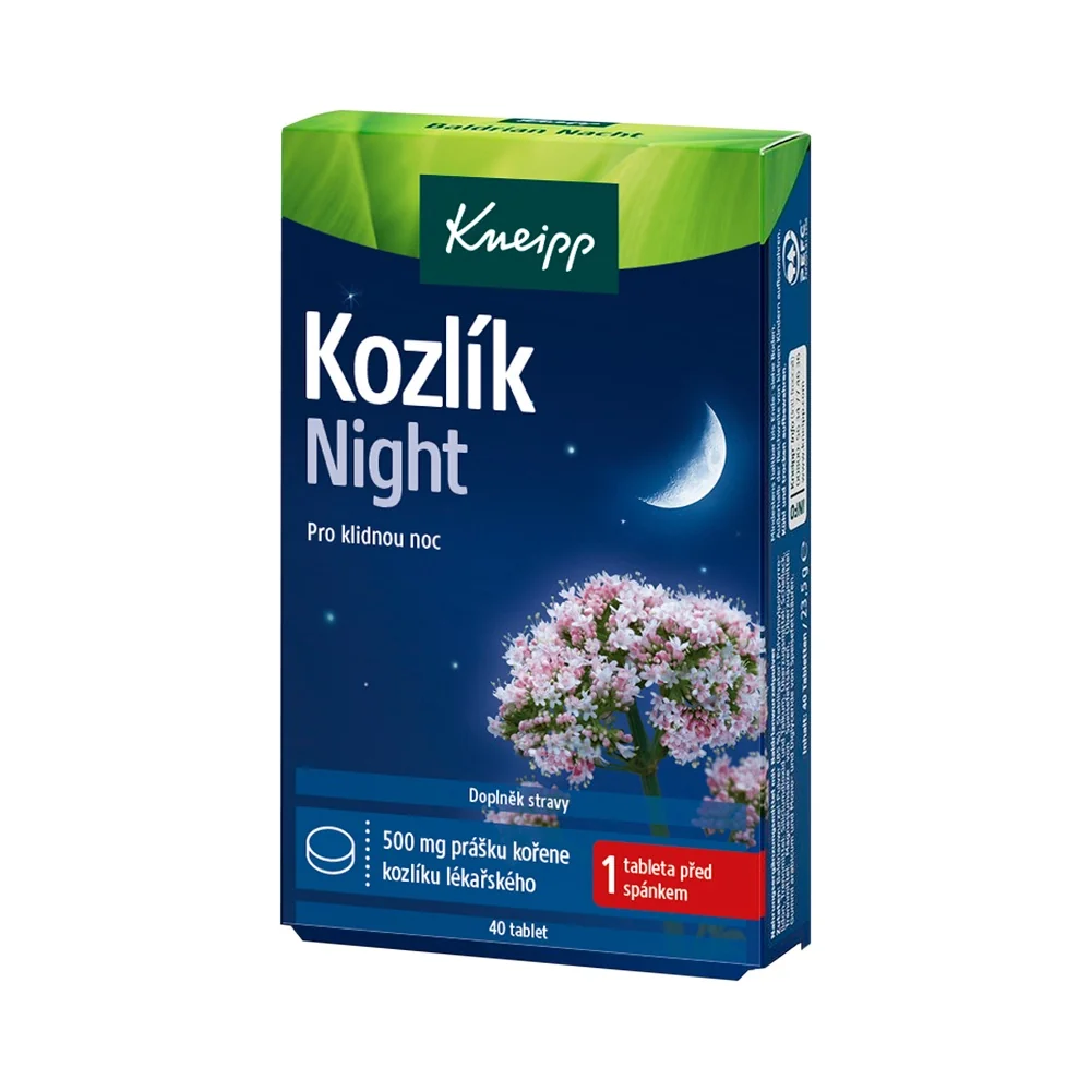 KNEIPP Kozlík Night 500 mg 40 tablet