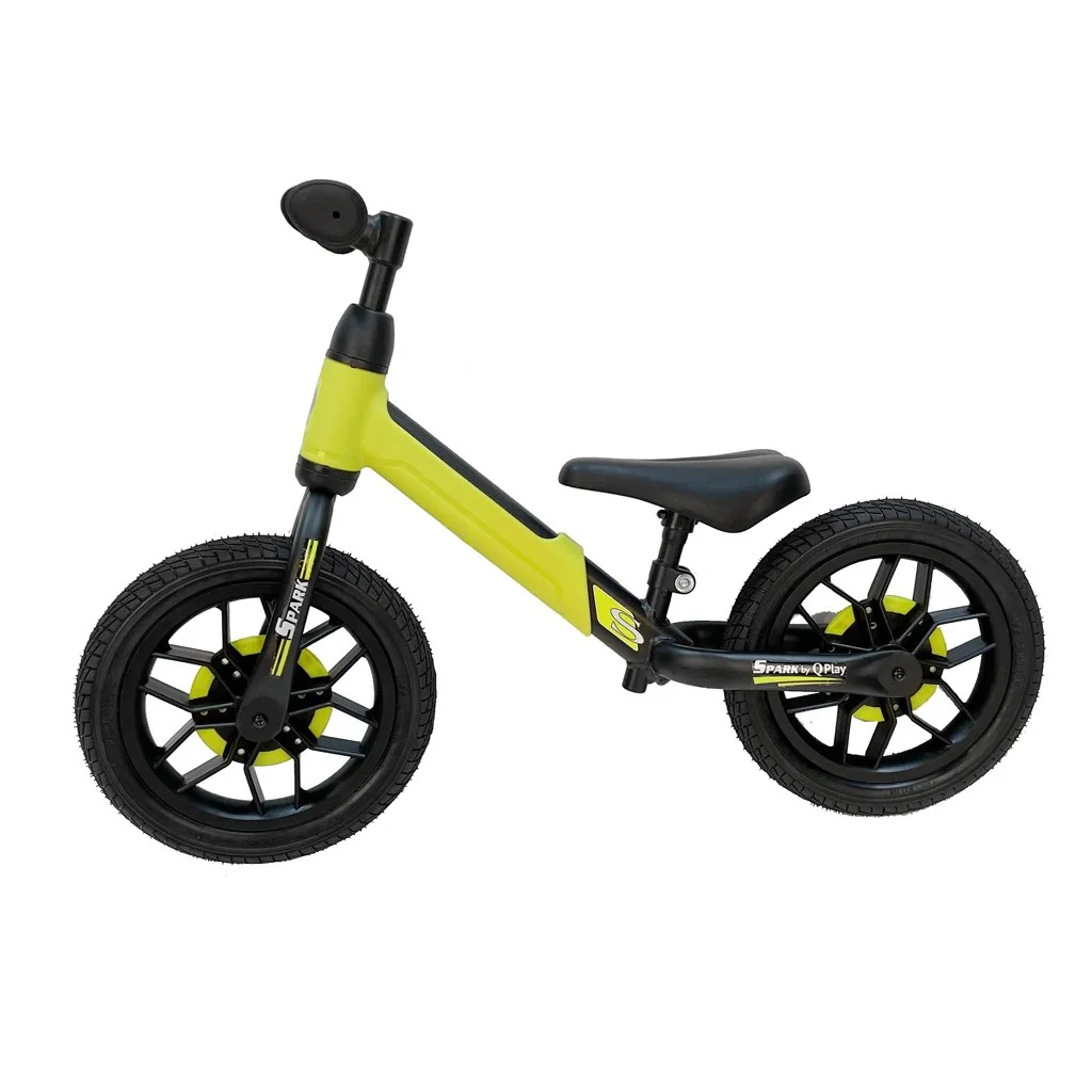 QPlay Odrážedlo Spark Green, věk 3-6 let, do  30 kg
