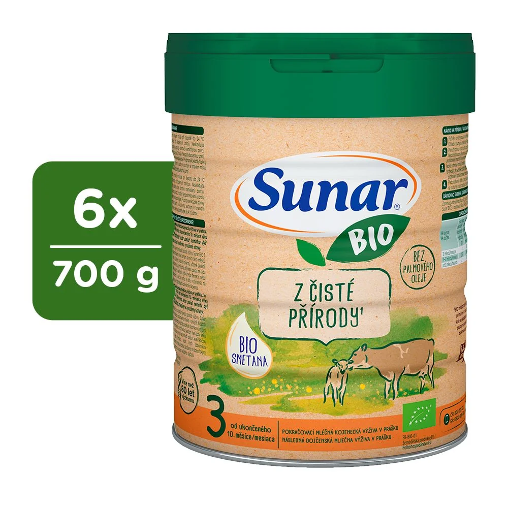 Sunar BIO 3 6x700 g