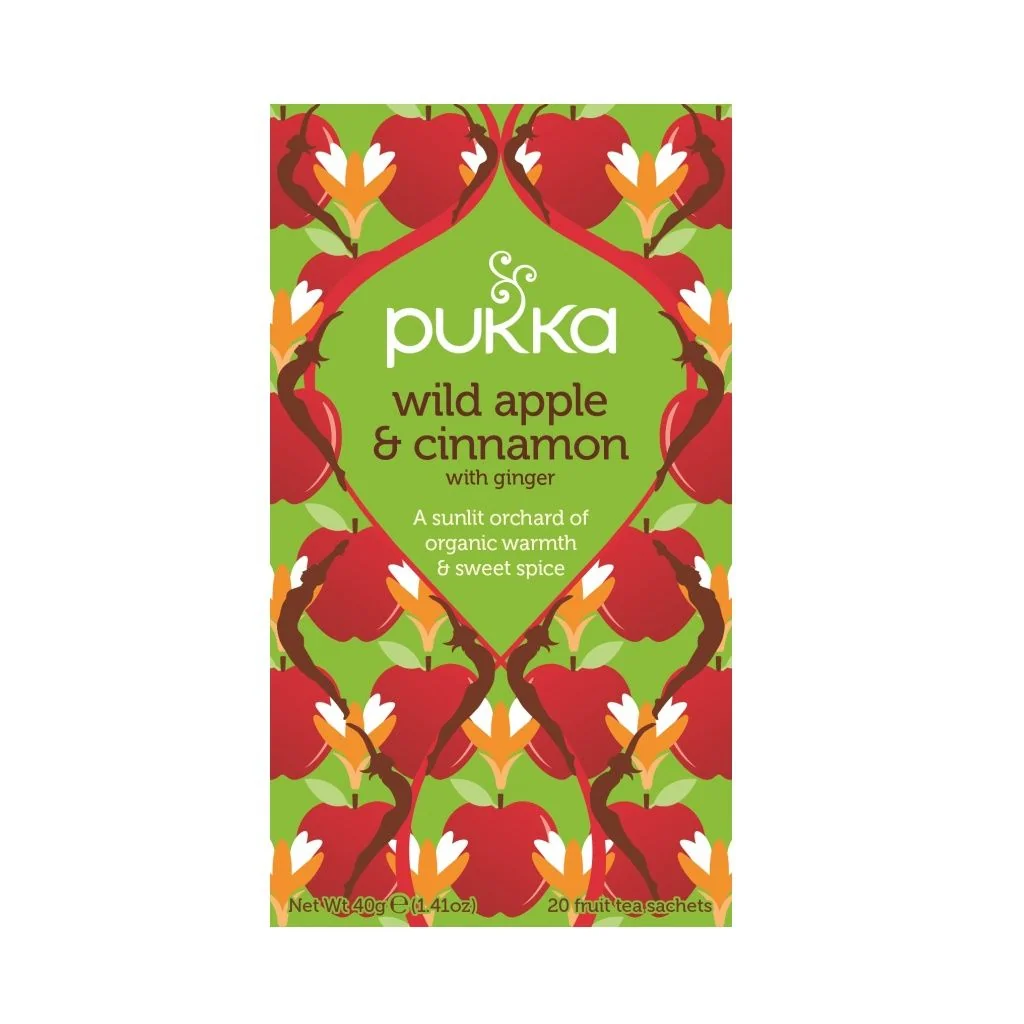 Pukka Wild Apple&Cinnamon BIO porcovaný čaj 20x2 g