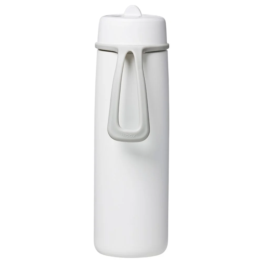 B.BOX Nerezová termolahev s brčkem 690 ml - white out