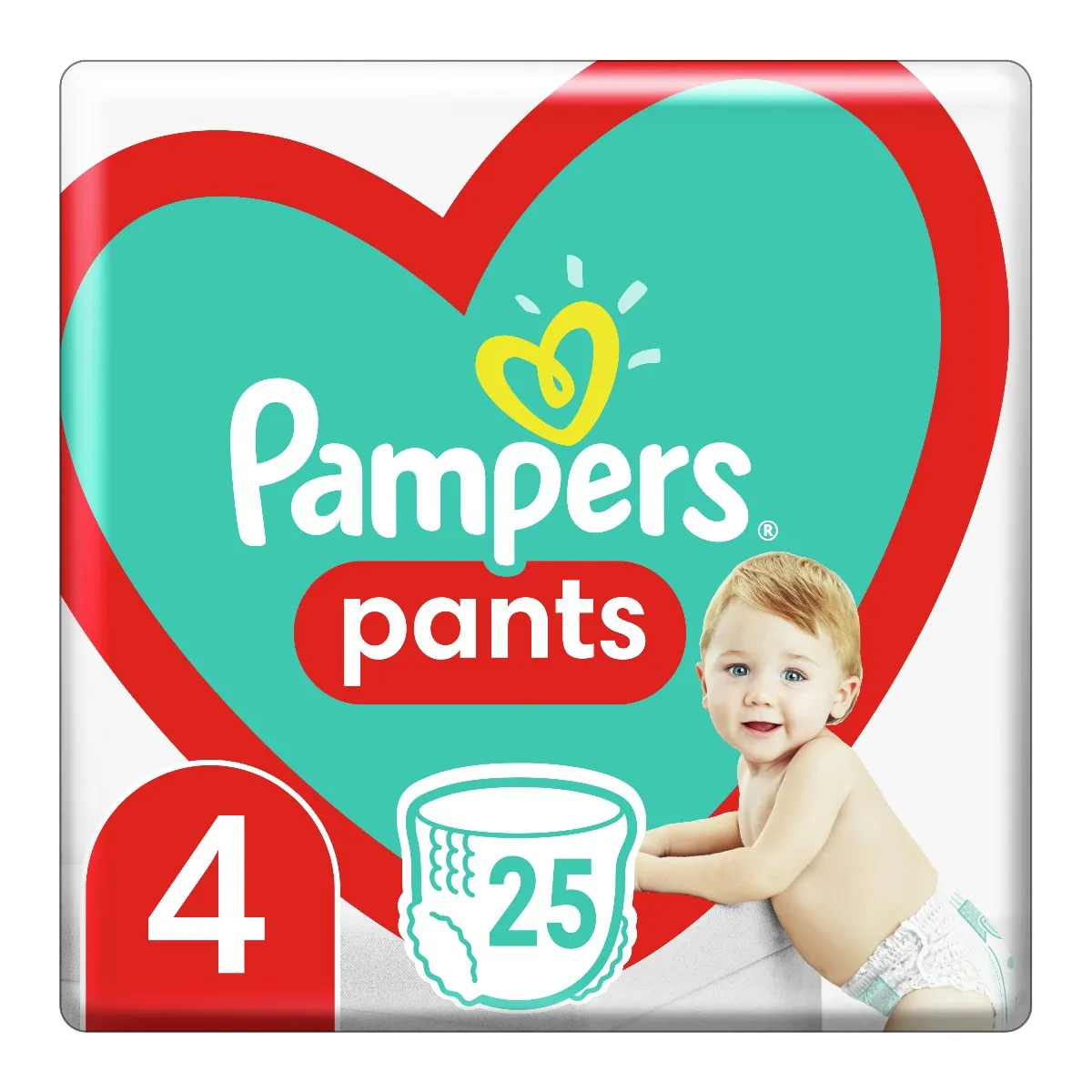 Pampers Pants vel. 4 9-15 kg plenkové kalhotky 25 ks