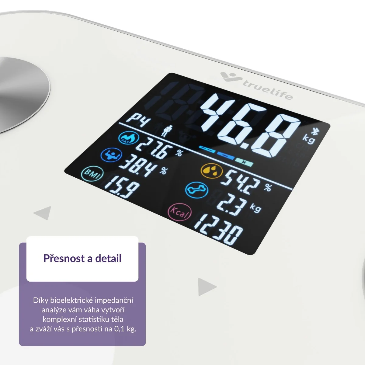 Truelife FitScale W6 BT osobní váha bílá