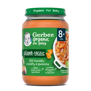 Gerber Organic for Baby Bílé fazolky s batáty a quinoou BIO 8m+ 190 g