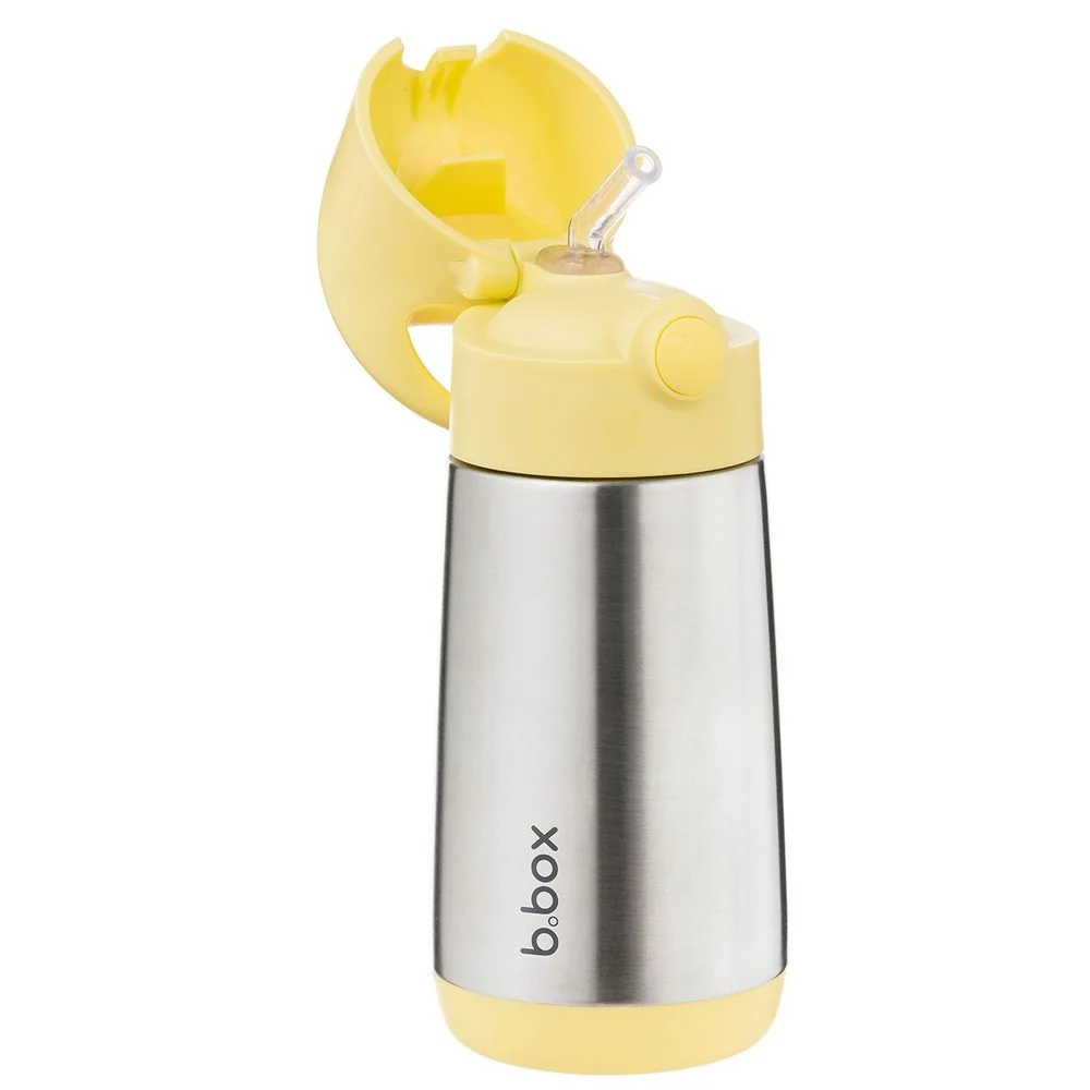 B.BOX Termoska na pití s brčkem 350 ml - lemon twist 