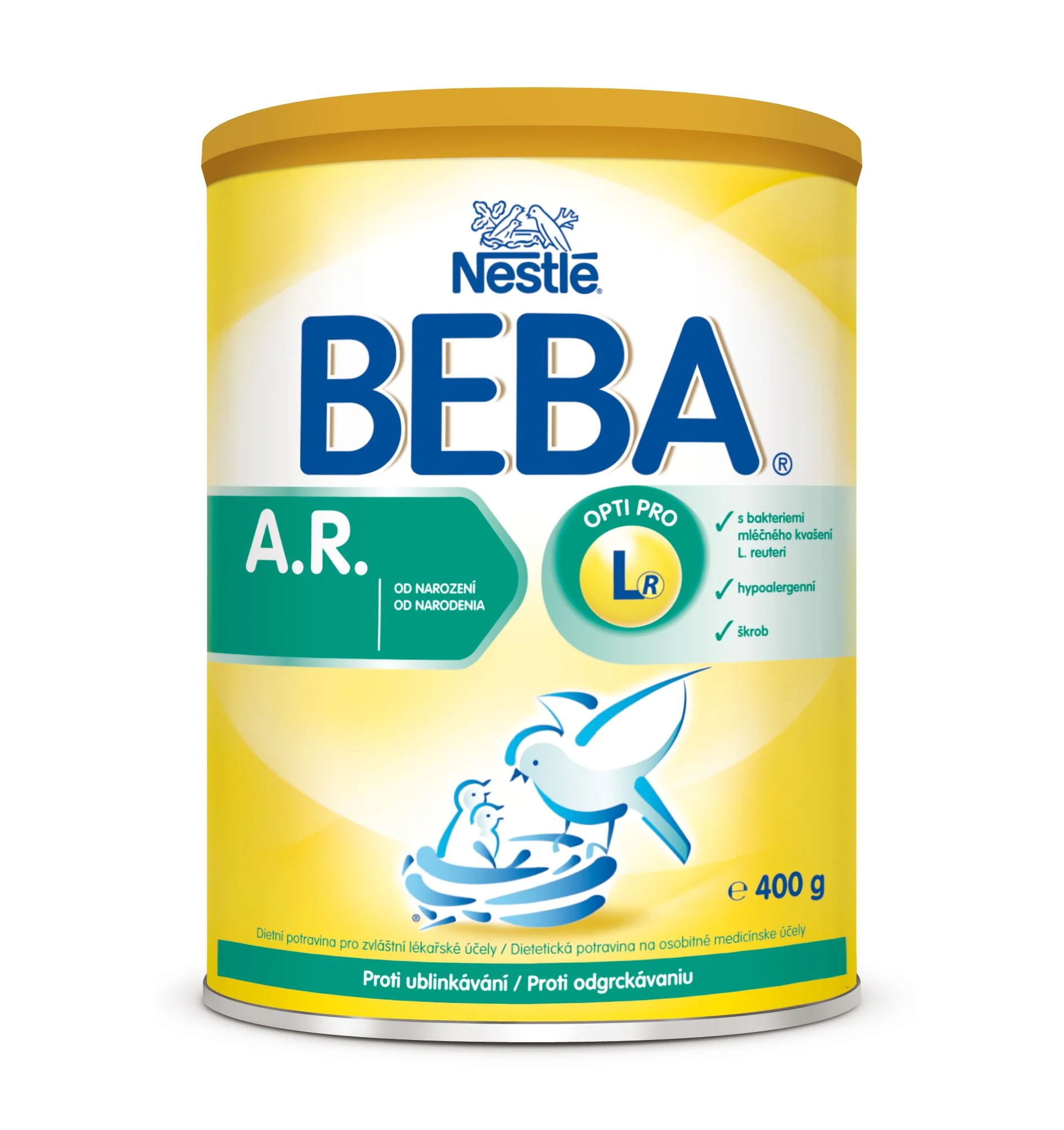 Nestlé Beba A.R. proti ublinkávání 400g NEW