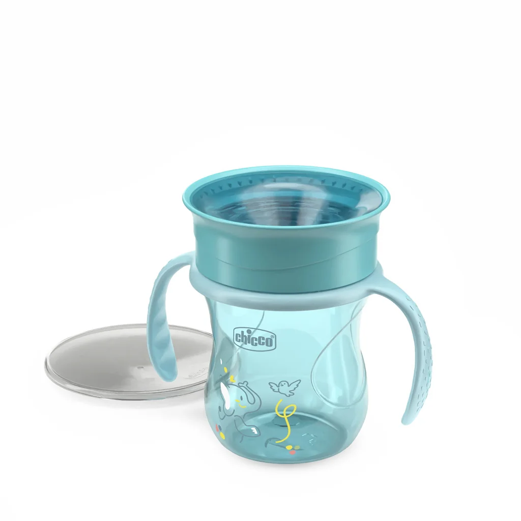 Chicco Hrneček 360 Perfect X s držadly 12m+ 200 ml teal