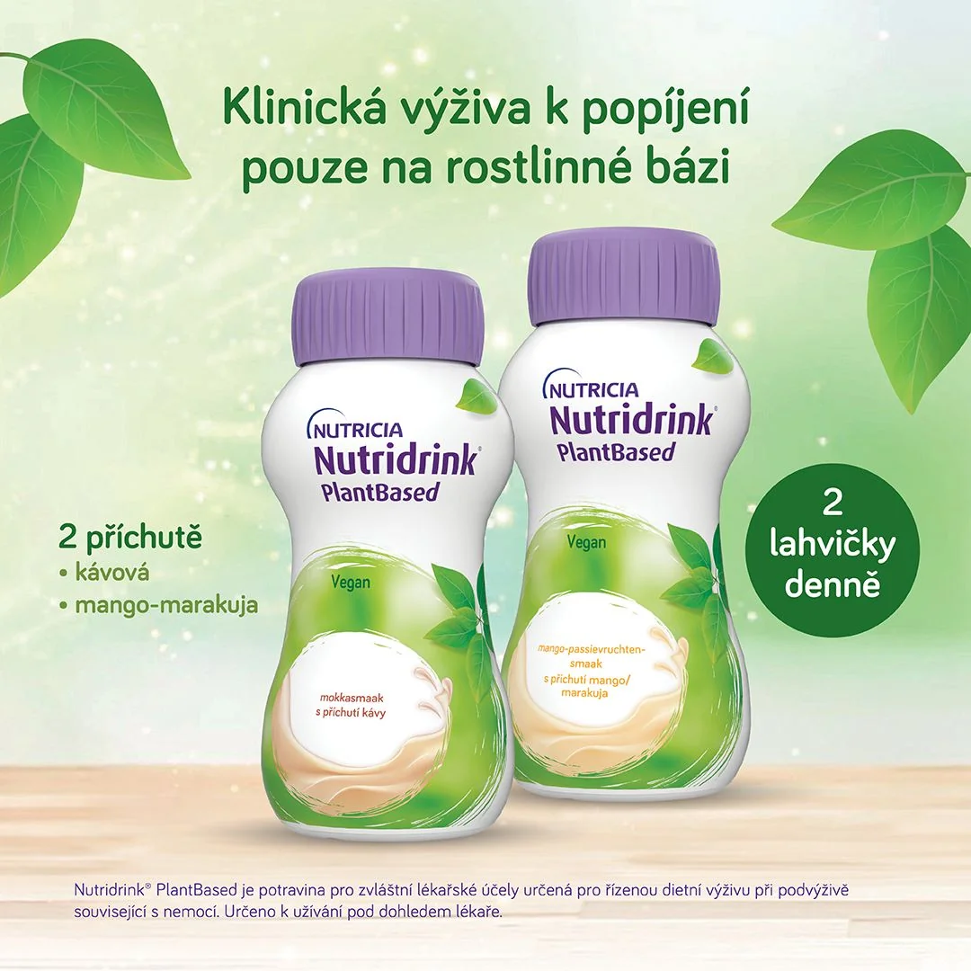 Nutridrink PlantBased s příchutí mango/marakuja 4x200 ml