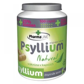 Pharmaline Psyllium Natural 100 kapslí + 25 % zdarma