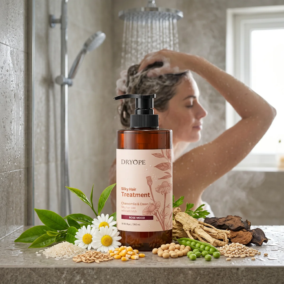 DRYOPE Rose Wood intenzivní pečující kúra na vlasy 500 ml