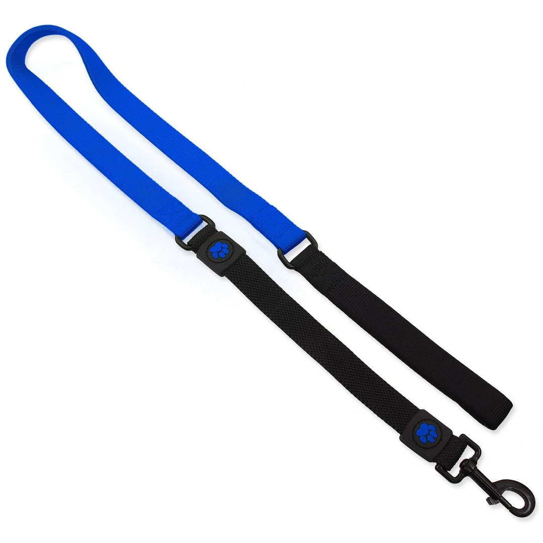 Active Dog Vodítko Bungee Neoprene M modré 2x120cm