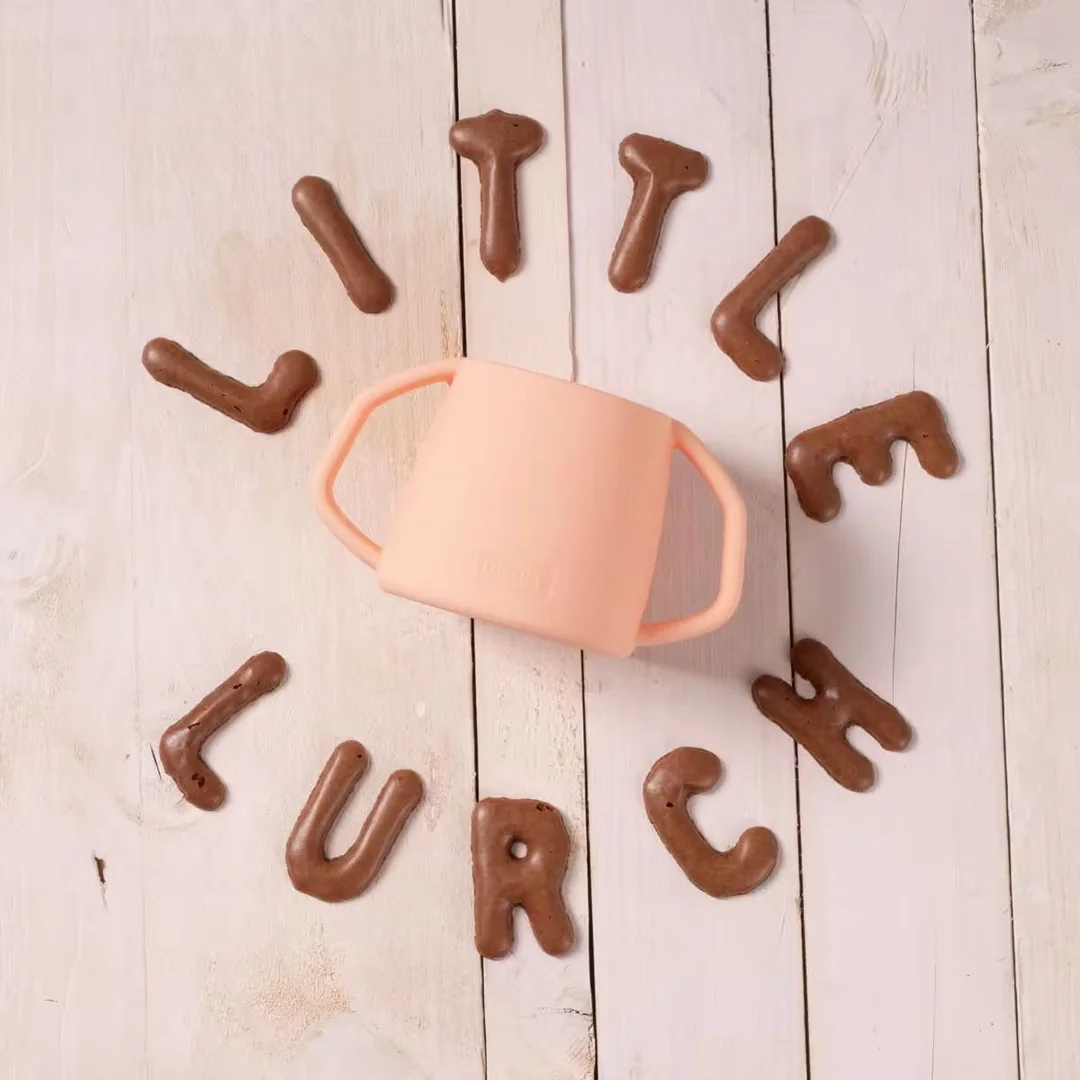 Lurch dětský silikonový hrnek apricot (00280041)
