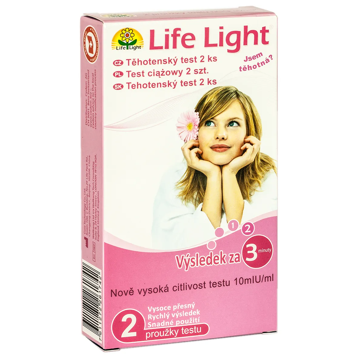 Life Light Těhotenský test 2 ks