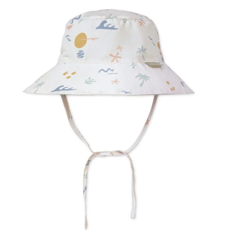 Saro Baby oboustranný klobouček s UV ochranou (0-6m) Good Vibes