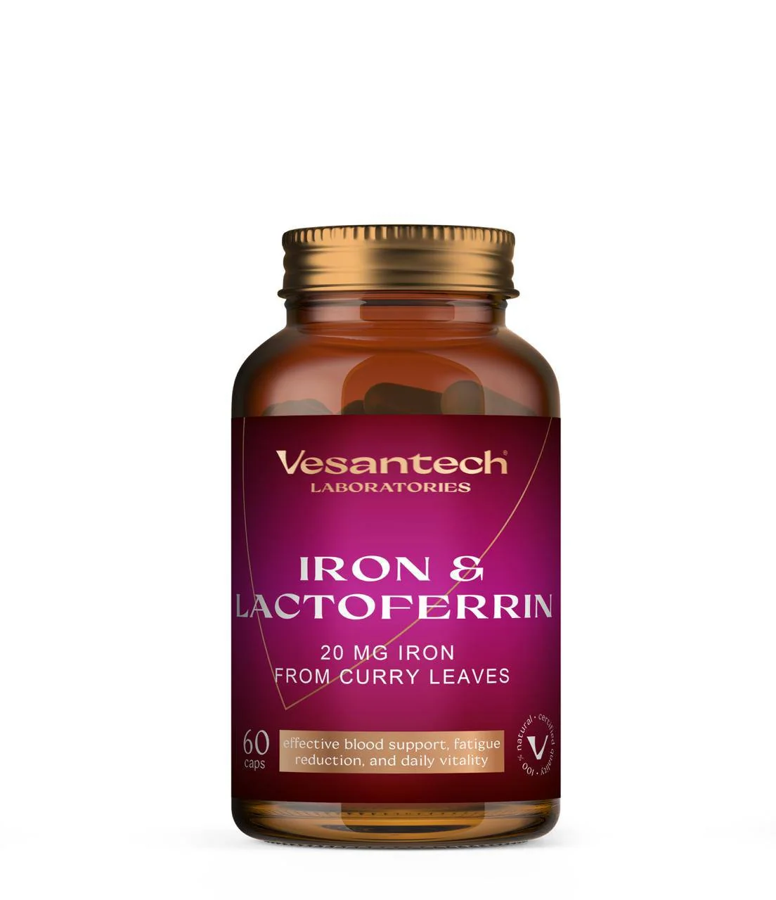 Zdravý svet Vesantech Iron + Lactoferrin (ŽELEZO + LAKTOFERIN)