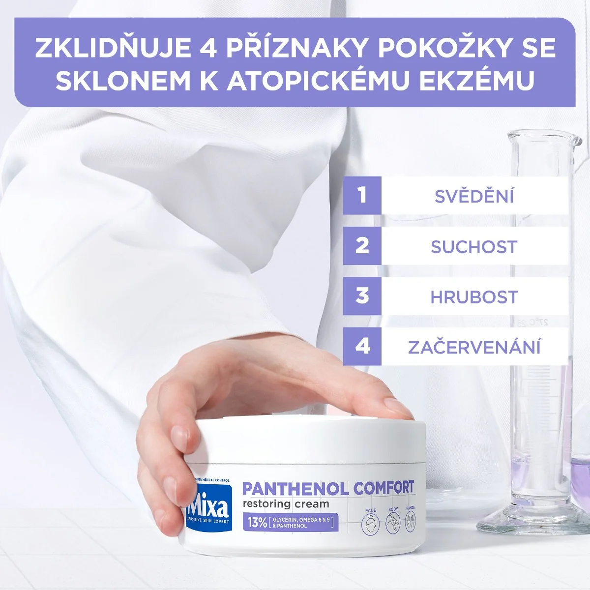 Mixa Panthenol Comfort Obnovující krém 150 ml