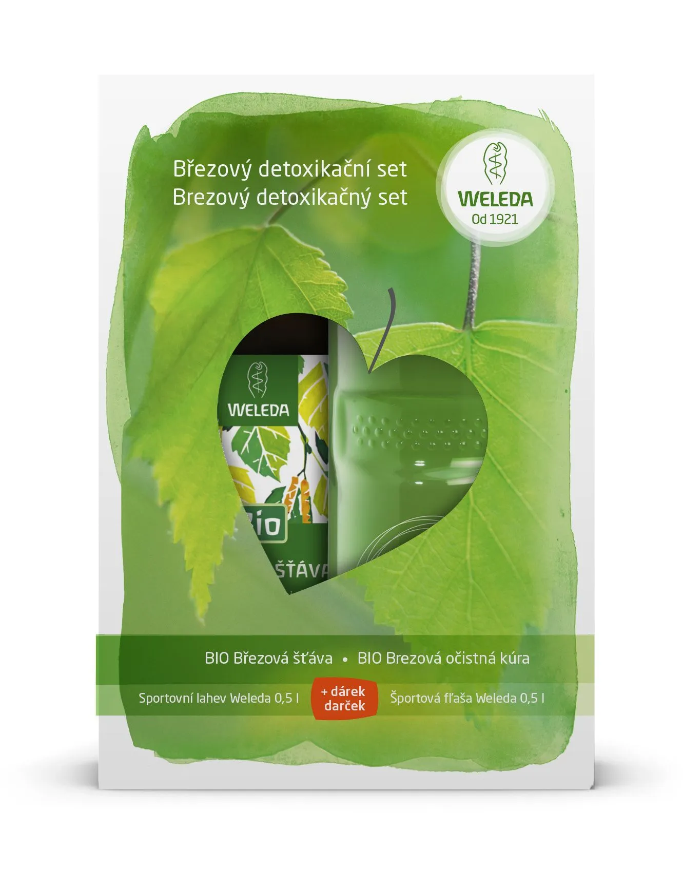 WELEDA SET Březový detoxikační šťáva 2 x 200 ml 