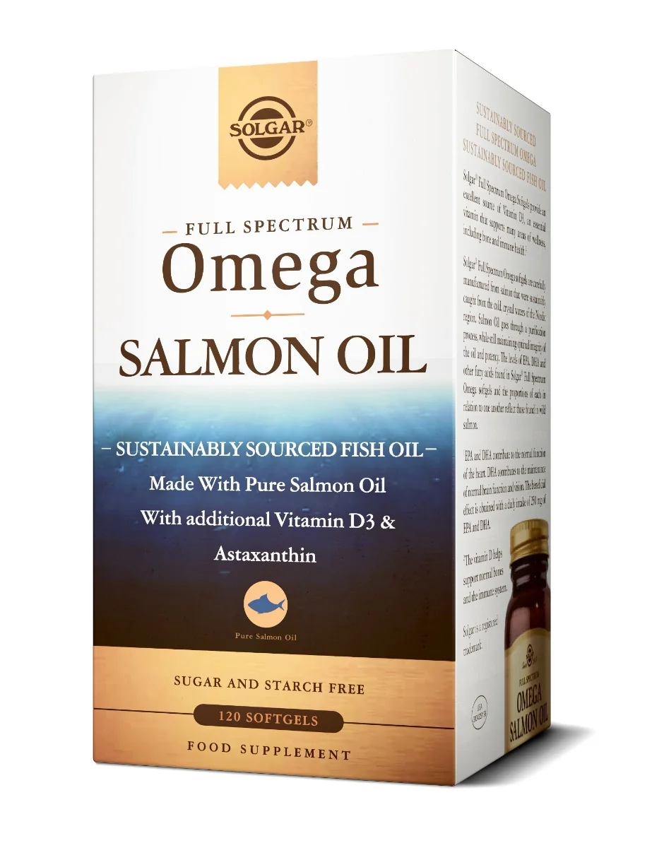 Solgar Full Spectrum Omega Salmon Oil 120 tobolek