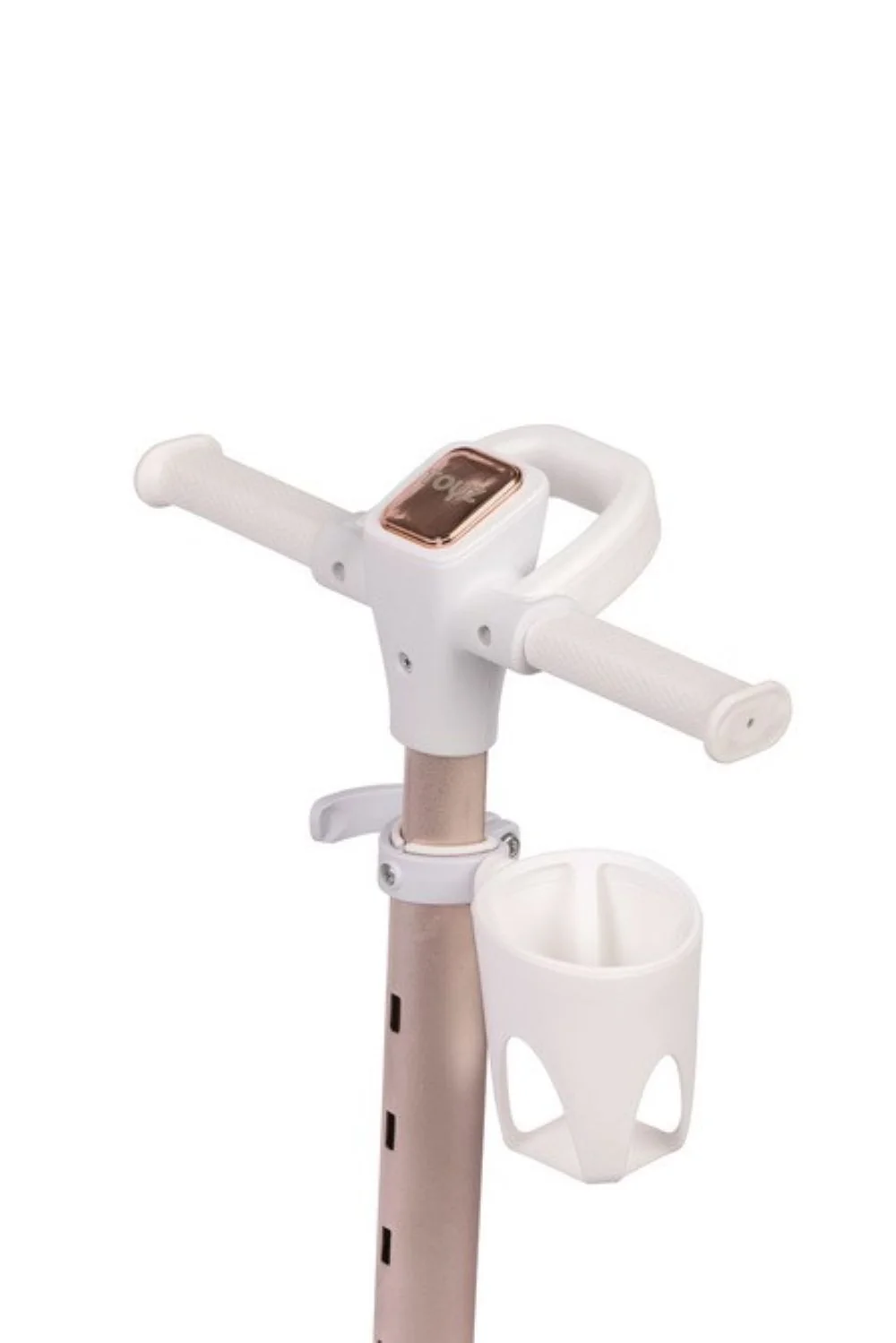 Toyz Dětská tříkolová koloběžka s LED kolečky Satura, bílá