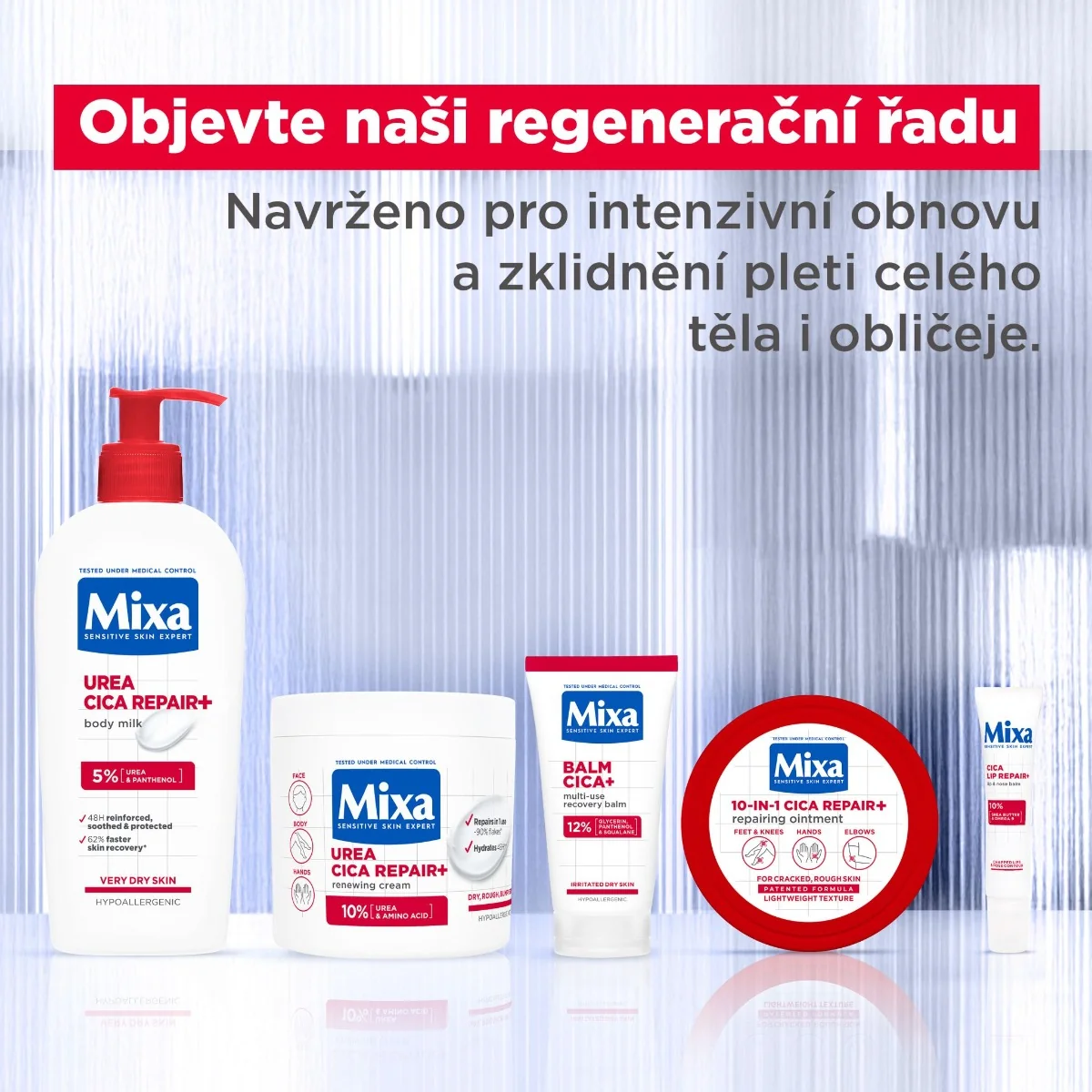 Mixa Balm Cica+ Multifunkční regenerační balzám 50 ml