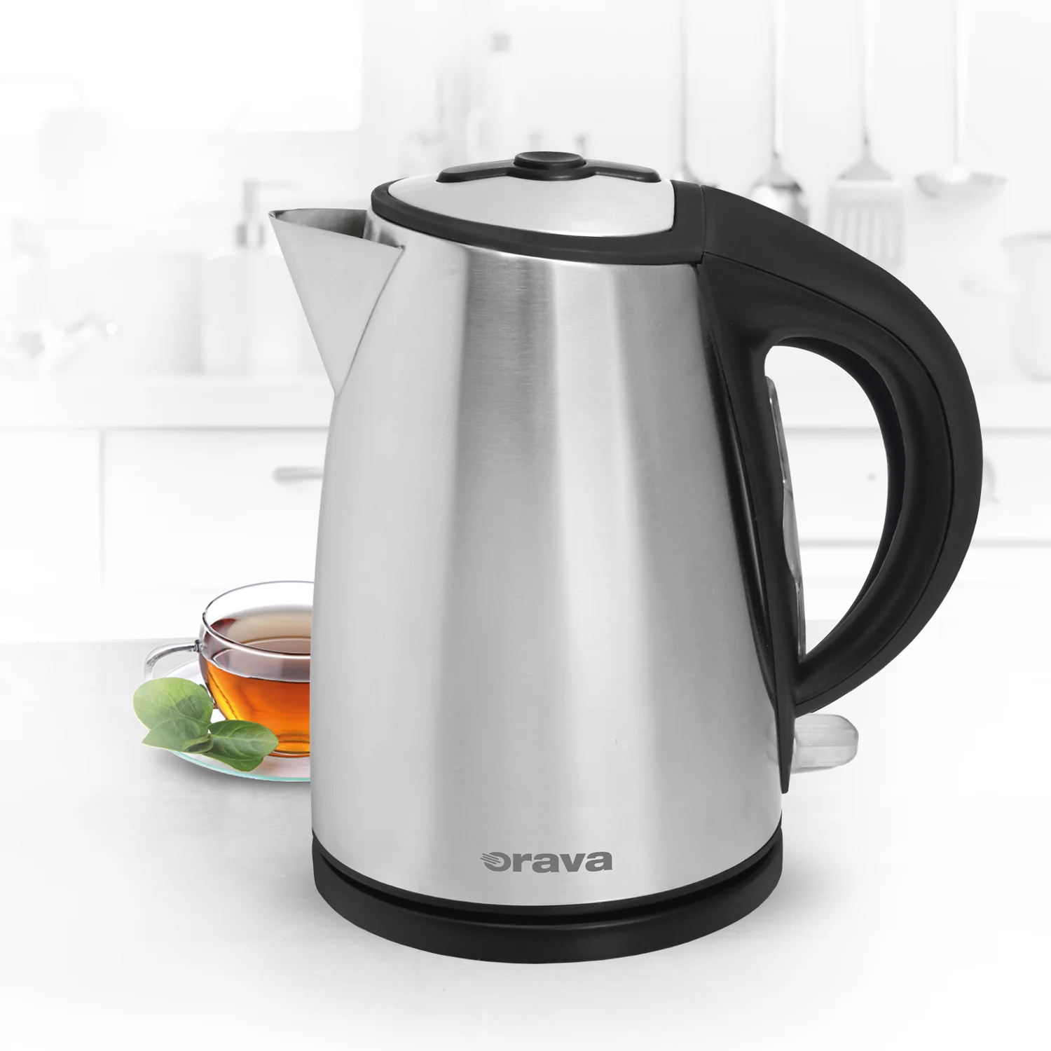 Orava Nerezová varná konvice 1,7 l, stříbrná, VK-3717