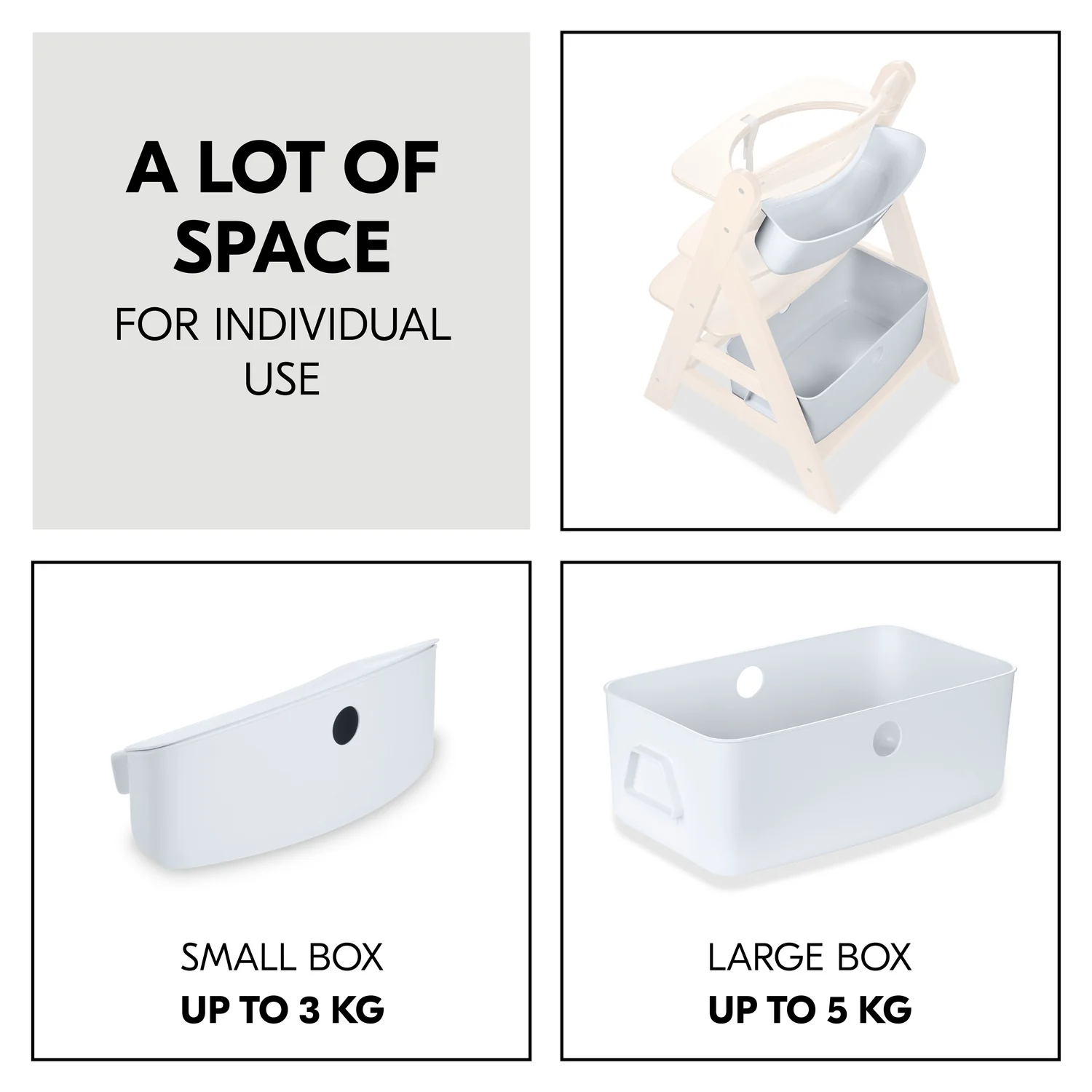 Hauck Box set k židli Alpha+, white