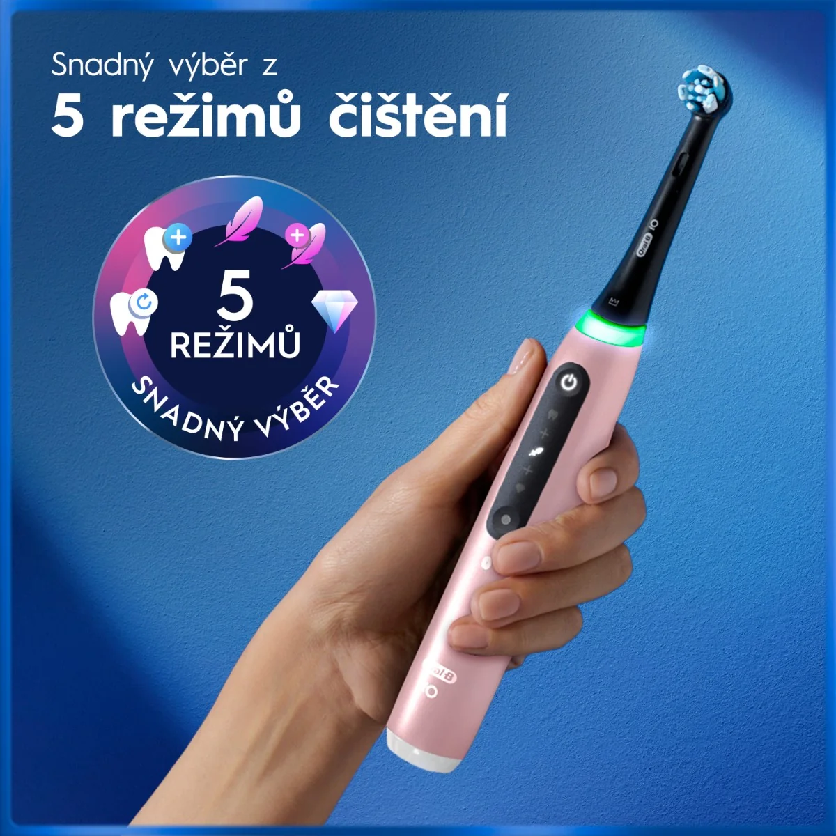 Oral-B iO Series 5 Pink elektrický zubní kartáček