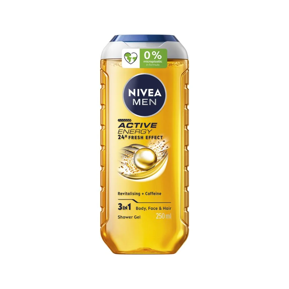 Nivea Men Active Energy 3v1 sprchový gel 250 ml