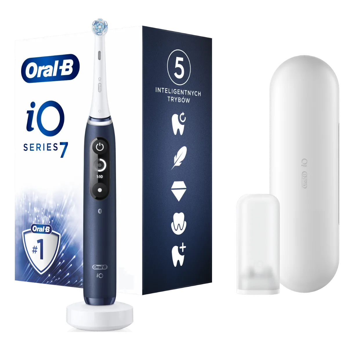 Oral-B iO Series 7 Sapphire Blue elektrický zubní kartáček