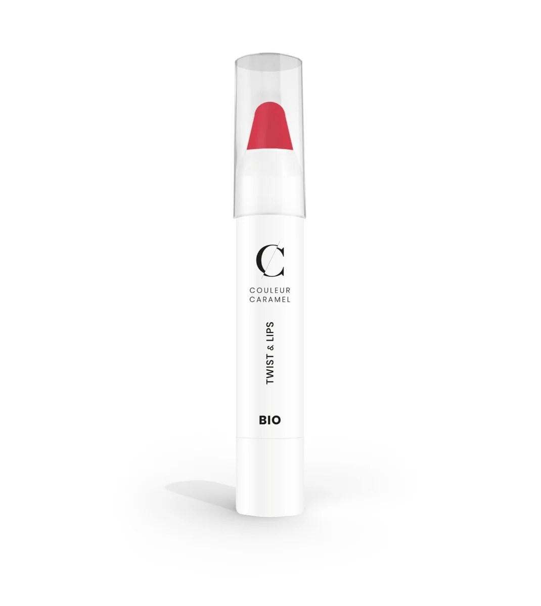 Couleur Caramel BIO Twist & Lips 411 Pink rtěnka v tužce 3 g