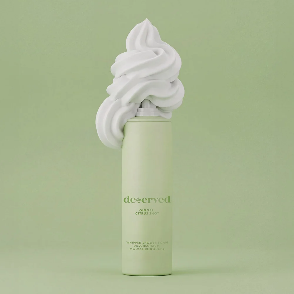 Deserved Whipped shower foam Ginger Citrus Shot sprchová pěna 250 ml