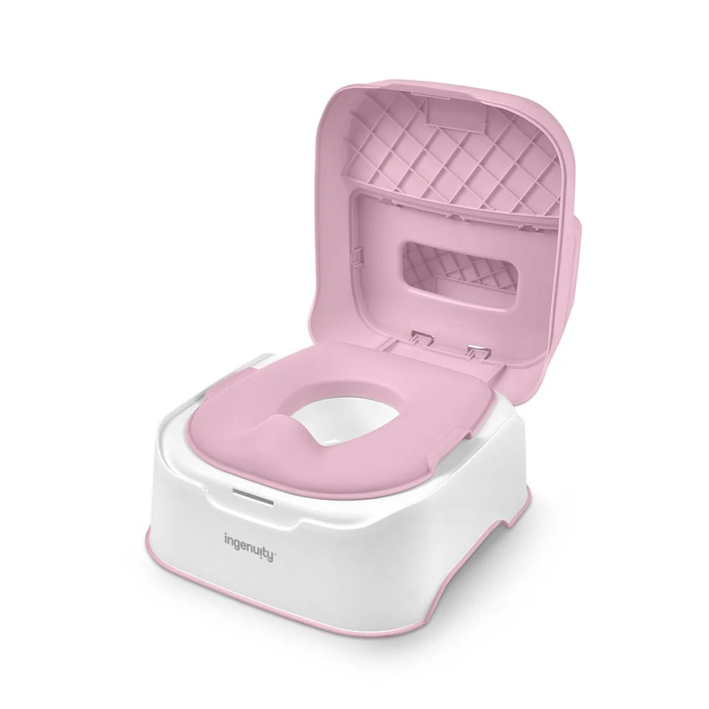 Ingenuity Nočník 3v1 Prepare to Potty™ Pink 18m+