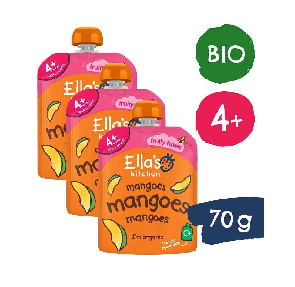 Ellas Kitchen BIO Mangová svačinka kapsička 70 g