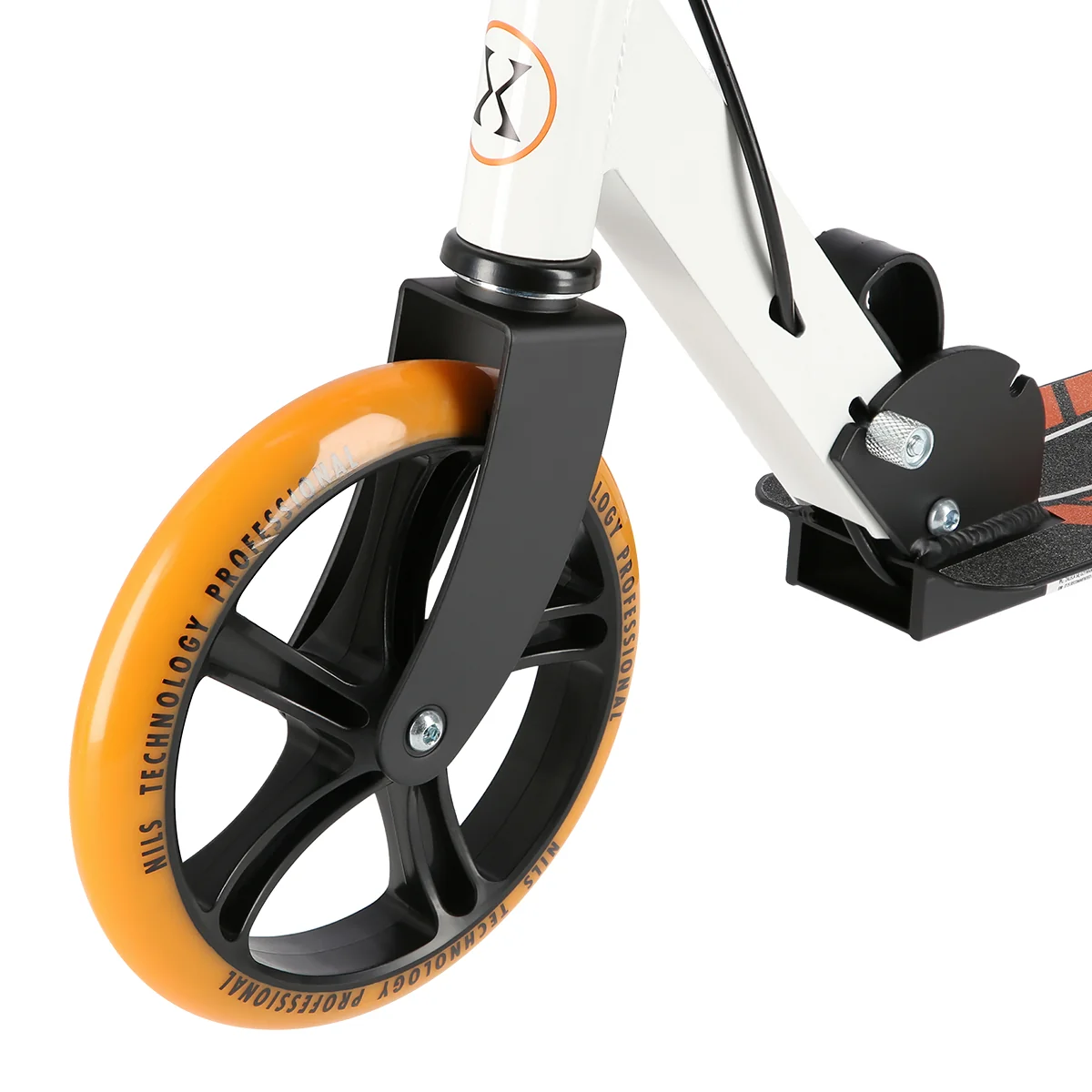 NILS EXTREME Koloběžka HM0107 bílo-oranžová