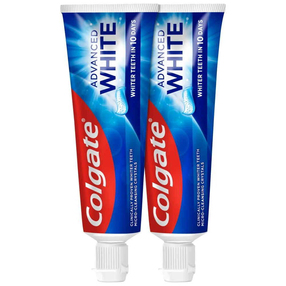 Colgate Advanced White Original zubní pasta 2x75 ml duopack