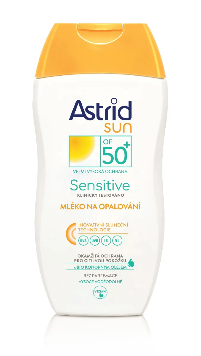 Astrid SUN SENSITIVE Mléko na opalování OF 50+ 150 ml