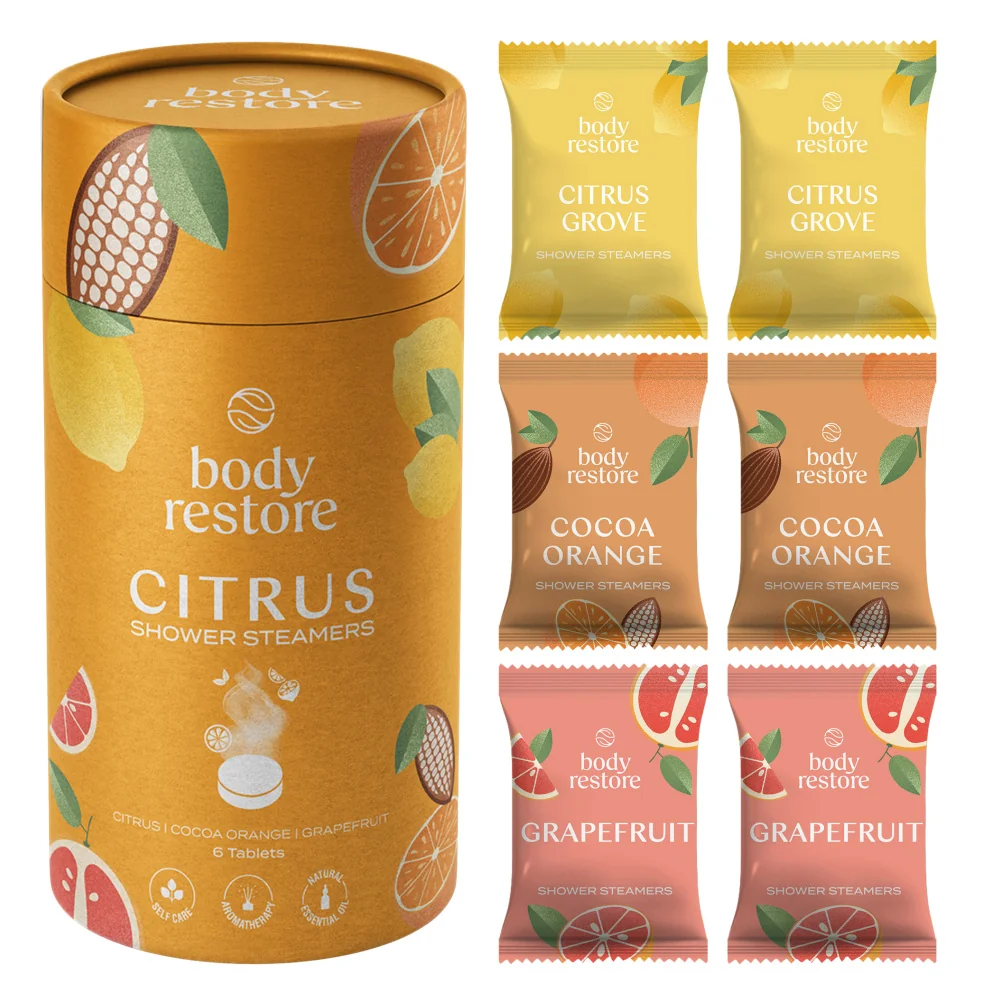 Body Restore Aromatické tablety do sprchy citrus mix 6 ks