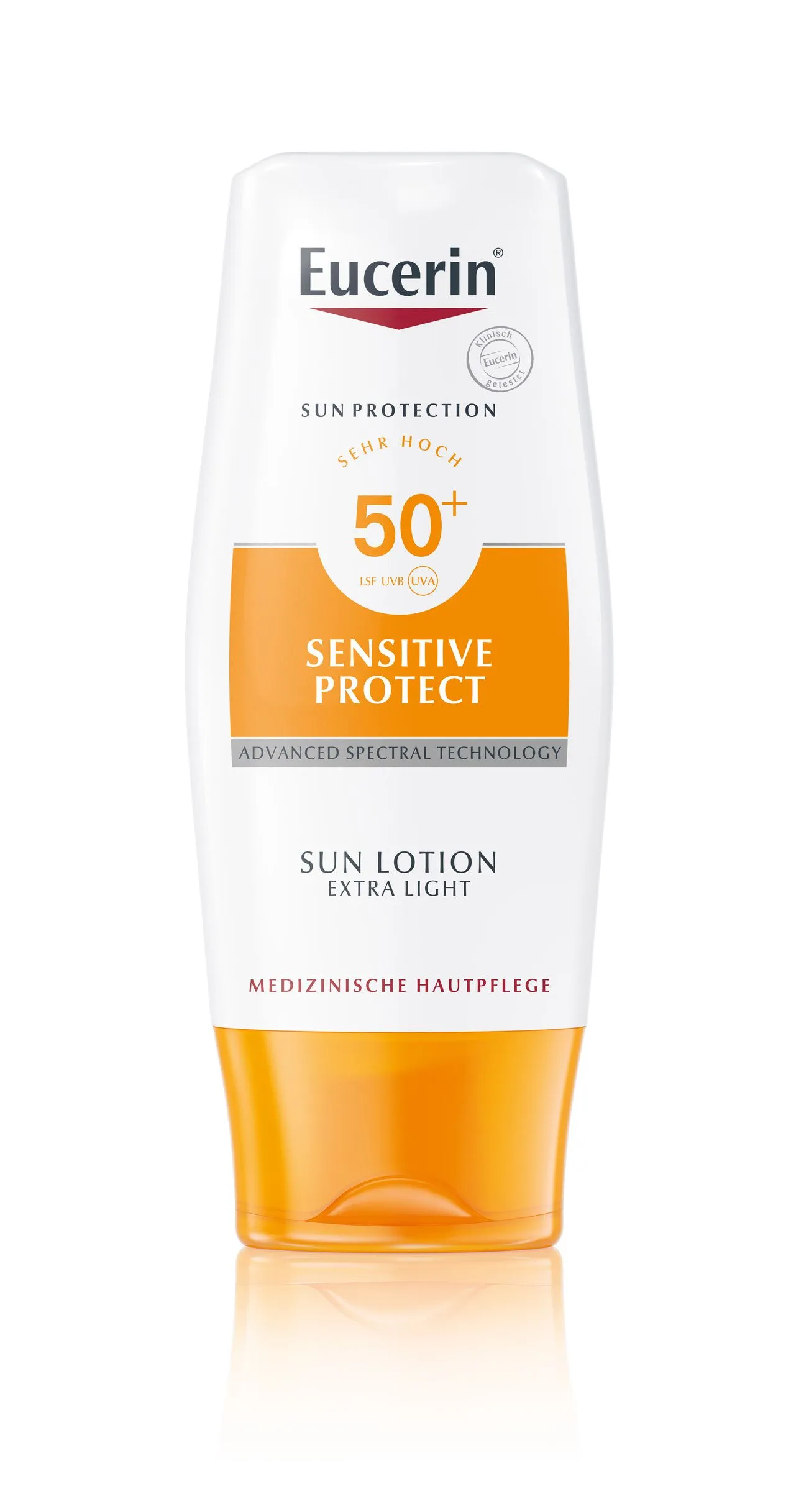Eucerin SUN Sensitive Protect SPF50+ extra lehké mléko 150 ml 1+1 zdarma