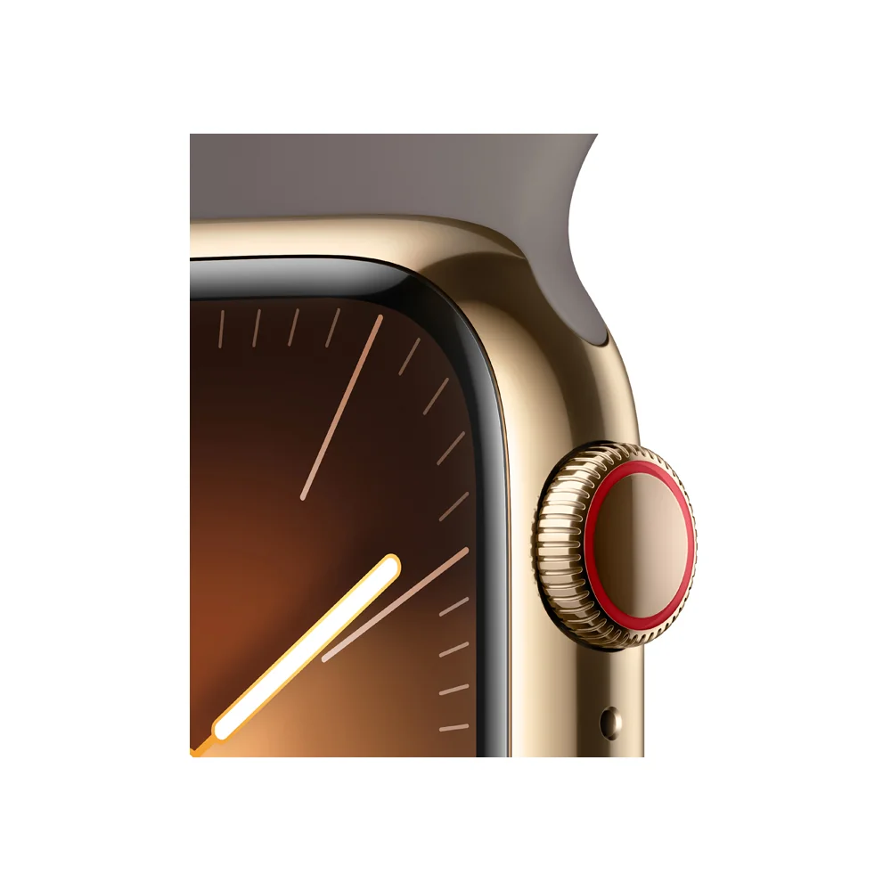 Apple Watch S9 Cellular 41 mm sport band S/M smart hodinky Gold/Clay