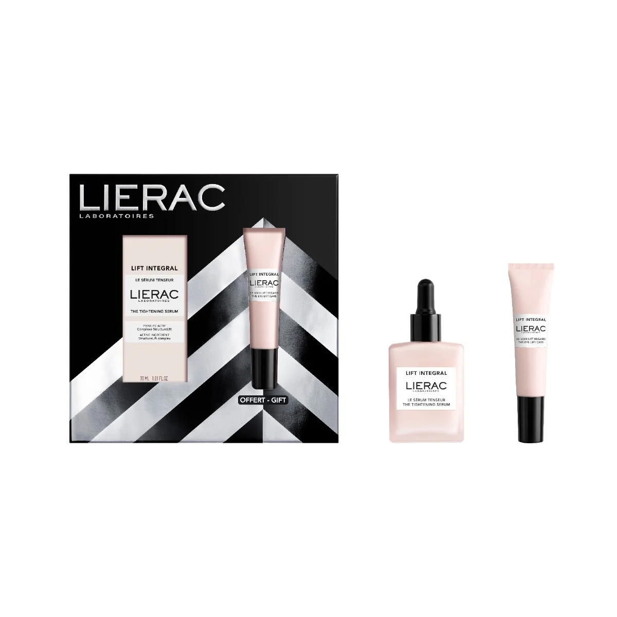 Lierac Lift Integral Zpevňující sérum a oční péče kosmetická sada 2 ks