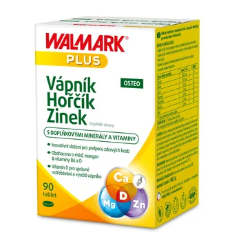 Walmark Vápník Hořčík Zinek Osteo 90 tablet
