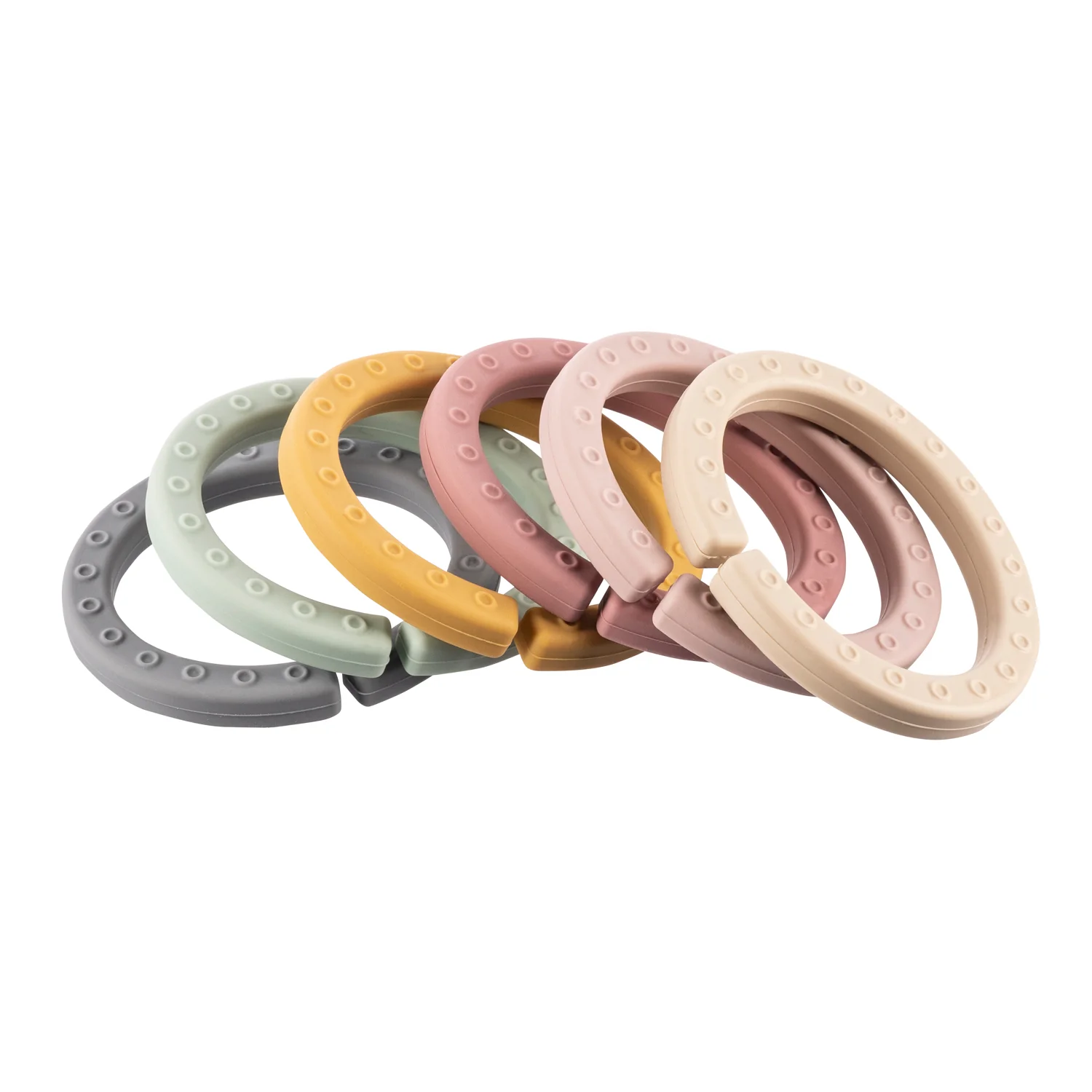 Zopa Silikonové multifunkční kroužky řetěz, Multicolor