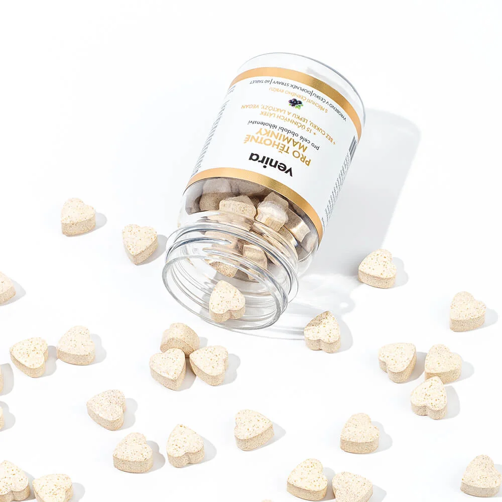 Venira Vitamíny pro těhotné 60 tablet černý rybíz