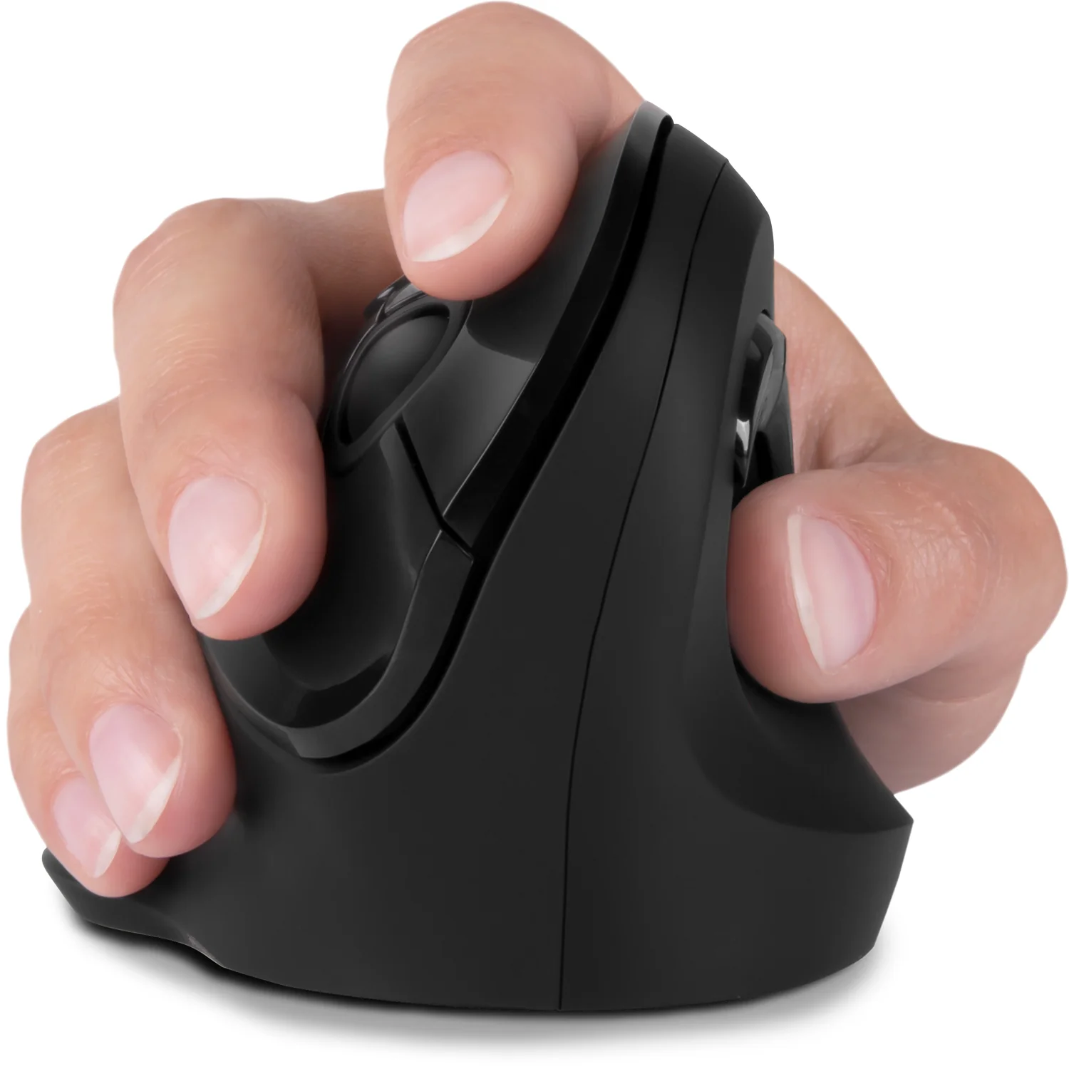 Connect IT For Health Gloss Ergonomická vertikální myš bezdrátová černá