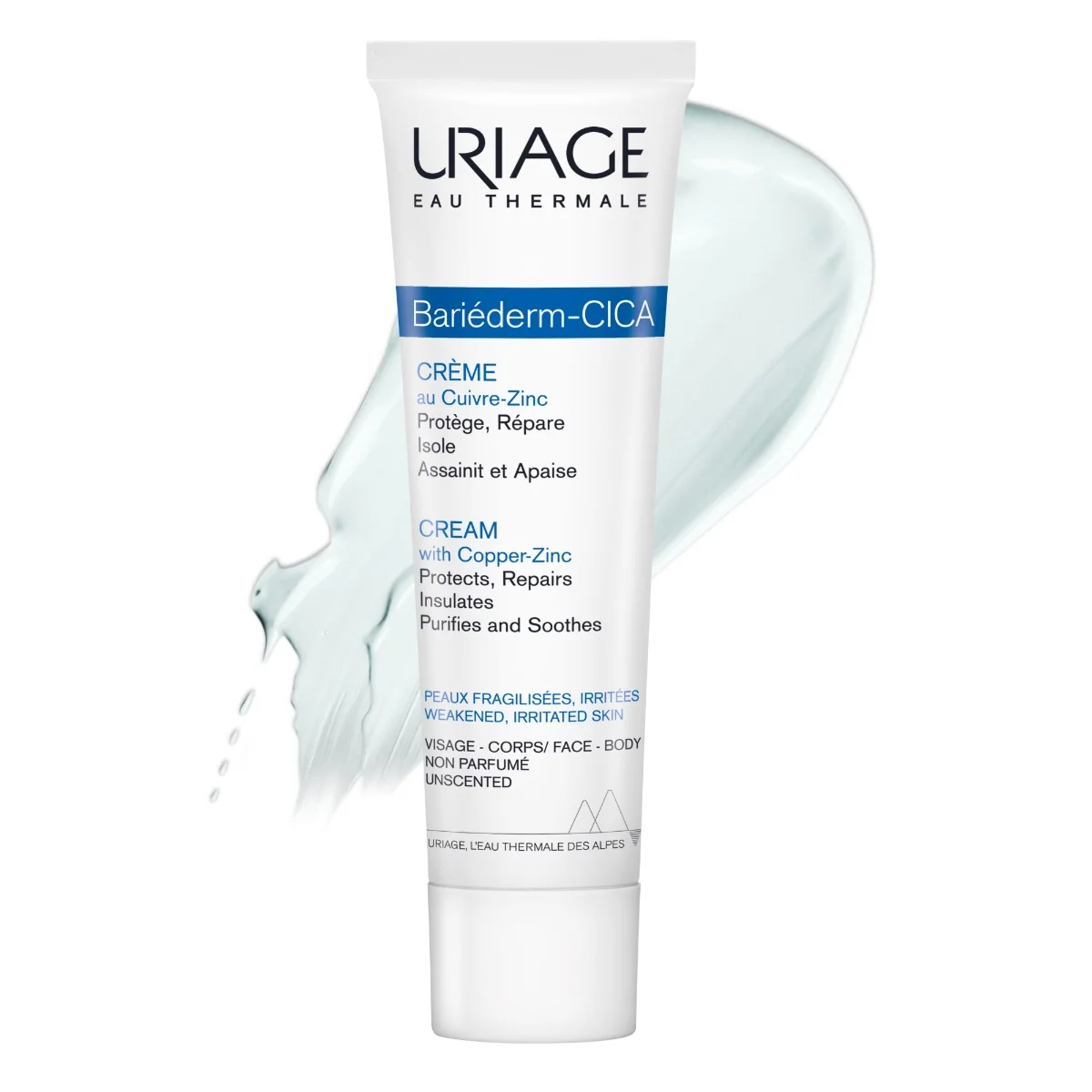 Uriage Bariéderm Regenerační krém s obsahem mědi a zinku 40 ml
