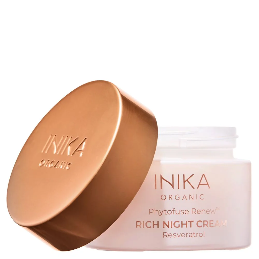 Inika Organic Výživný antioxidační noční krém s Aloe a Resveratrolem 50 ml