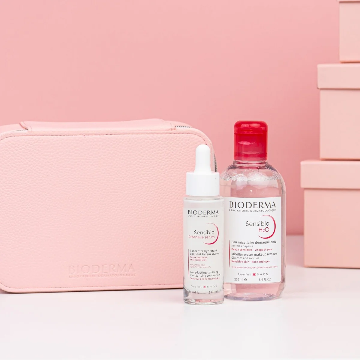 BIODERMA Sensibio Sada na citlivou pleť a vrásky dárkový balíček 2 ks