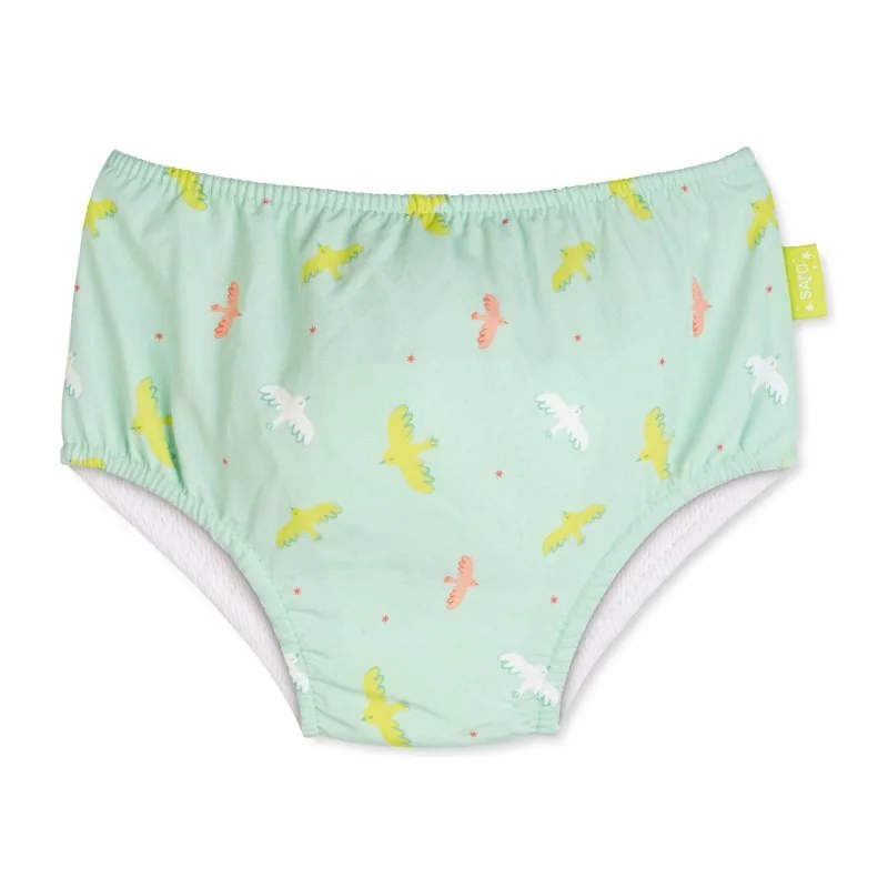 Saro Baby plenkové plavky s UV ochranou (18-24m) Tropicool Green